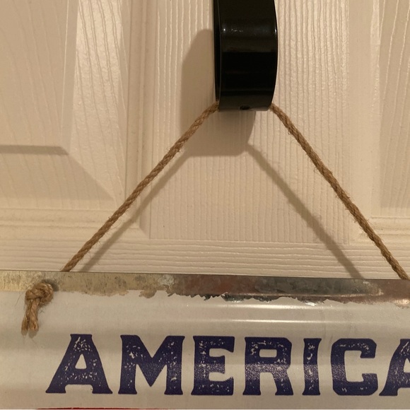 Farmhouse Patriotic Metal Wall Decor, America Is Another Name For Opportunity - Picture 5 of 13